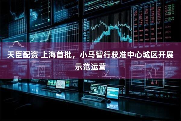天臣配资 上海首批，小马智行获准中心城区开展示范运营
